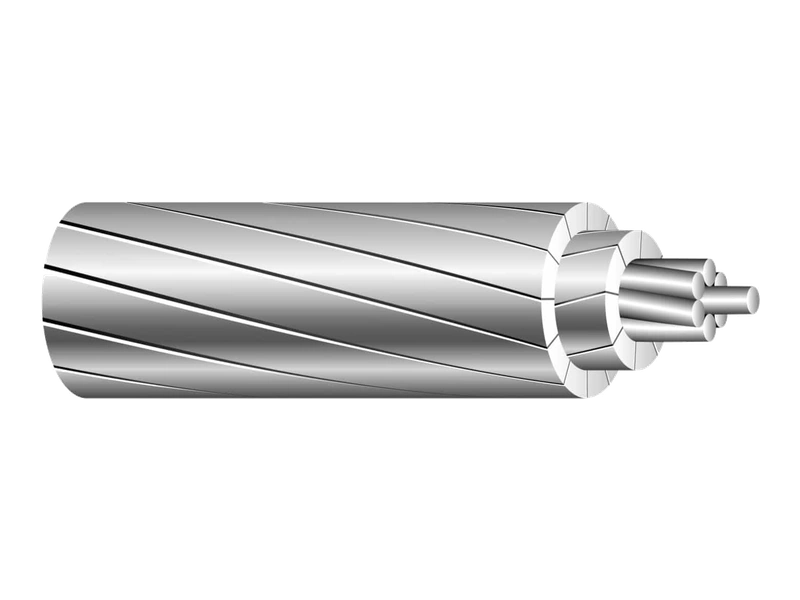 ACSS/TW aluminium conductor steel supported with trapezoidal aluminium wire construction