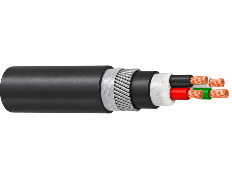 IEC 60502-1 referenced CVV-SWA 600V control cable with galvanized steel wire armour