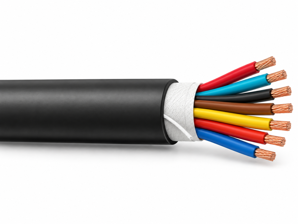 UL 1277 XHHW-2 unscreened 600V tray/control cable with XLPE insulation and PVC sheath