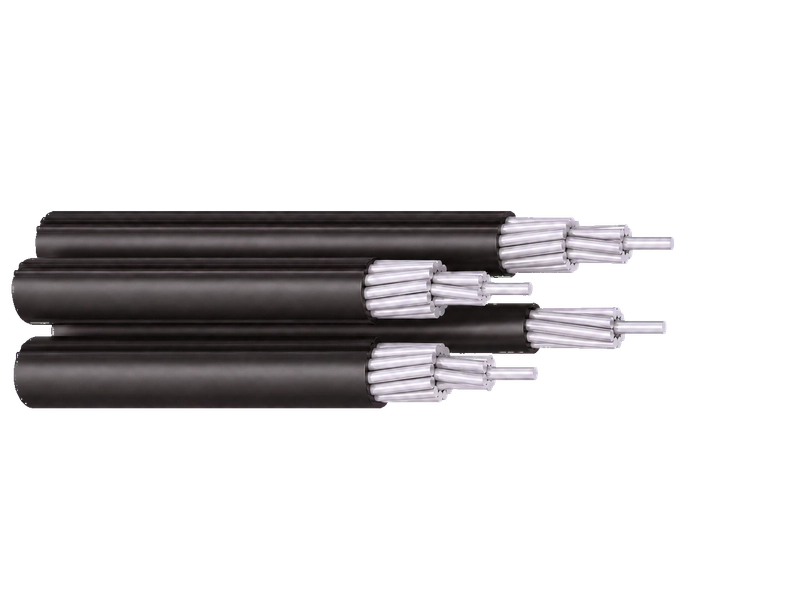 NFA2X aerial bundled cable with XLPE-insulated aluminium conductors