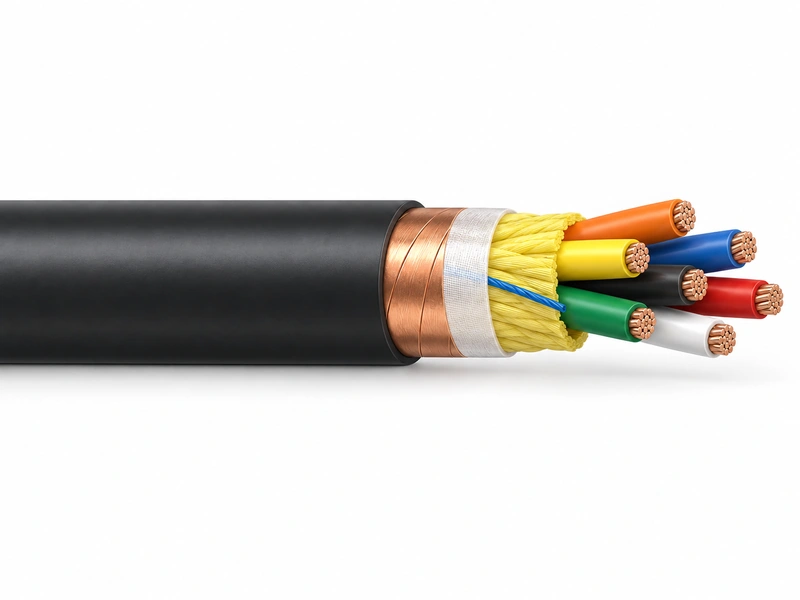 UL 1277 600V FR-XLPE LCT shielded CPE control cable with compressed copper conductors