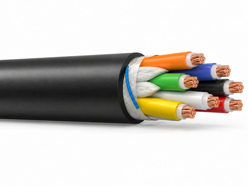 UL 1277 600V copper PE PVC insulated PVC jacket multi-conductor control cable