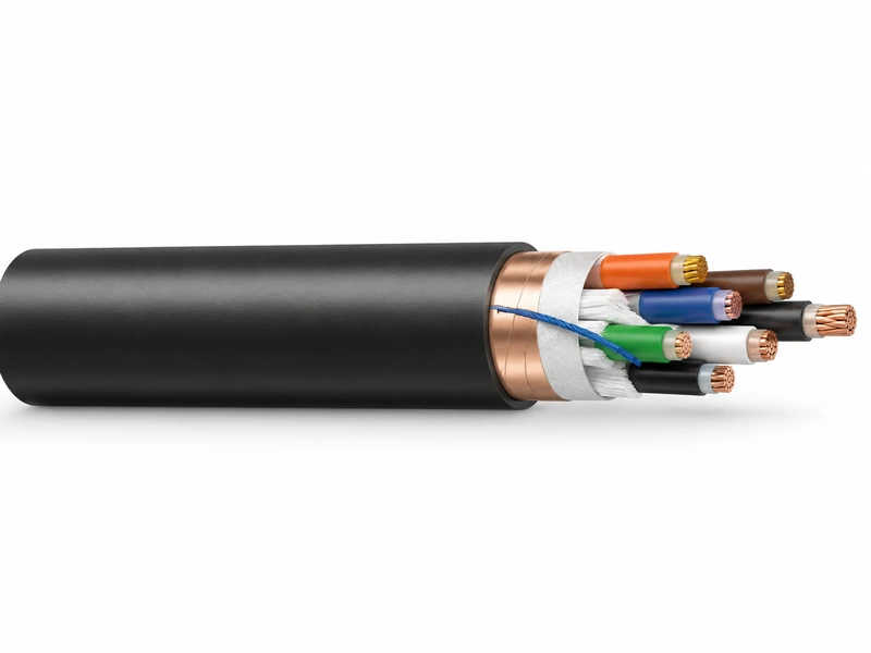 UL 1277 600V PE/PVC insulated tape-shielded PVC jacket control cable with compressed copper conductors