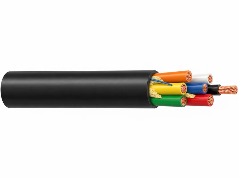 UL 1277 600V FR-XLPE PVC jacket control cable with compressed copper conductors
